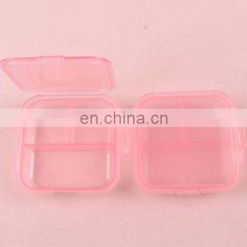 plastic pill box. travel pill case