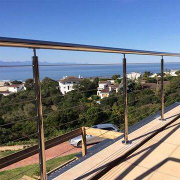 Best Selling Stainless Steel Balcony Grill Designs Stainless Steel Deck Railing photo-5