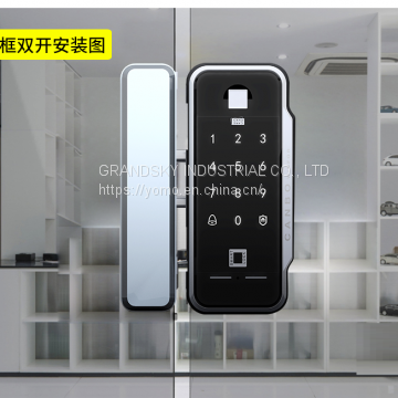 F5/F6-Fingerprint lock for glass door Digital lock with high security, electrionc lock, wireless lock for sale