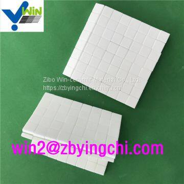 92% Mosaic sheet price wear resistant material white alumina mosaic