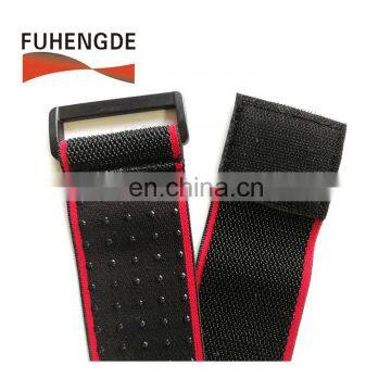Factory Fixing Goods Plastic Ring Non Slip Elastic Loop With Custom Label Printing