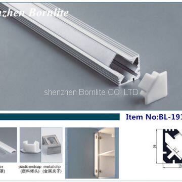 Anodized Led Strip Aluminium Profile for Led Strips Recessed Channel photo-3