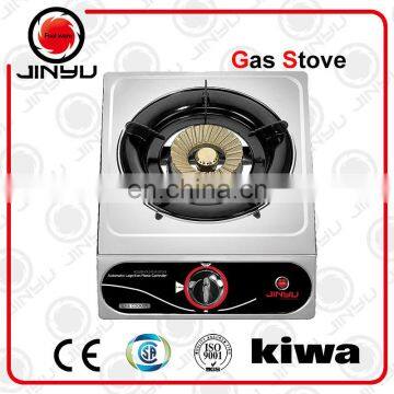 sales hot single burner 0.3mm stainless steel cooktop kitchen appliance gas stove/gas cooker