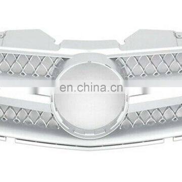 Серебряная решетка радиатора подходит для Mercedes Benz R230 SL-Class SL500 SL600 2003 - 2007 годов photo-3