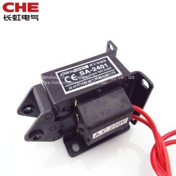 SA-2401 1.0kgf 9.8N 15mm push pull type tractive solenoid electromagnet for vending machine