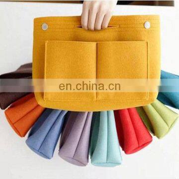Small Szie Felt Insert Purse Organizer Handbag in Large Bags photo-5