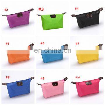 Ladies Beauty Bag Girl Portable Hand Holding Purse Multi-function Storage Bag Make up 10Colors photo-2
