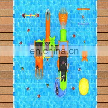 Eu Standard New Design Waterpark Equipment Playground Device Children Plastic Slide For Kindergarten