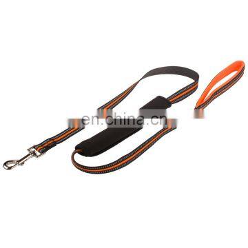 Wholesale Custom Designer Reflective Rope Nylon Metal Hook Pet Dog leash