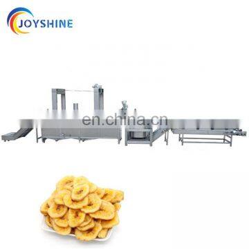 Amazing banana cutting and processing machines plantain peeler machine/plantain chips frying machine