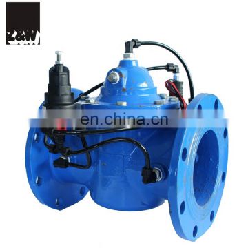 metal valve solenoid pressure reducing release flow control hydraulically 6 5 8 inch DN150 200 6" 8"  irrigation casting