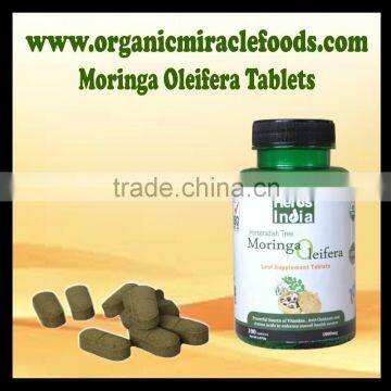 Moringa capsules and tablets in bulk quantity