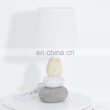 New design of stone ceramic table lamp for Bedroom and indoor room