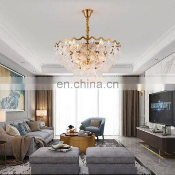 Postmodern Personality Living Room Lamp Nordic Chandelier Simple Dining Room Glass Leaf Chandelier