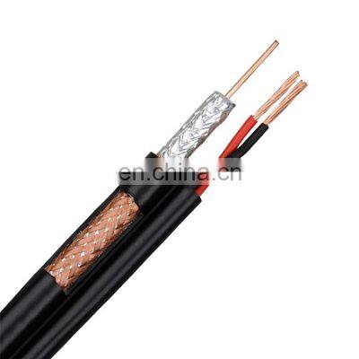 Low loss rg 59 coaxial feeder cable power  message cable