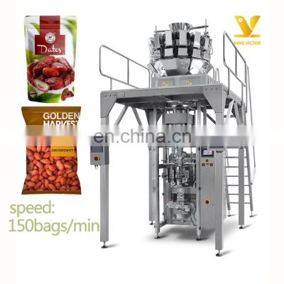 automatic dates packaging machine groundnut packaging in high speed