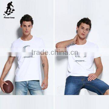 Summer 2016 moon printed bulk top tee white t-shirts