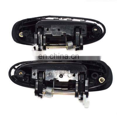Free Shipping!2Pcs New Outside Door Handle Rear Left & Right Black For TOYOTA COROLLA 1993-97 photo-2