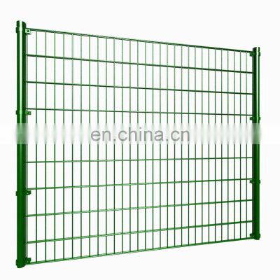 Made in China direct 658 double wire fence nylofor 2d double rod grating fence