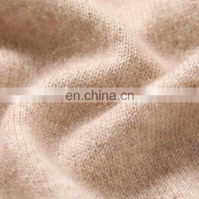 Mreino Вязаный классический вязаный пуловер из шерсти cashmere с открытым вырезом V-образного горла photo-5