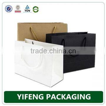 wholesale black white brown custom craft Paper gift bag