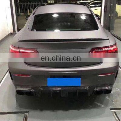W238 E Class Carbon Fiber Auto Spoiler Wing for Mercedes Benz E250 E300 E400 E450 E53 AMG Coupe 2017-2019 photo-3