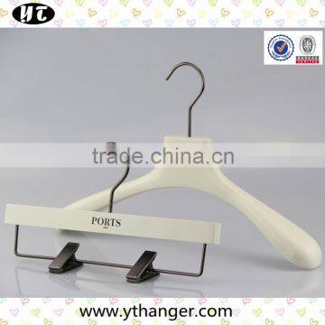 popular wooden hanger and pants hanger with customized size