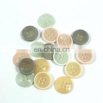 Coat Custom Button Resin Material Four-Hole Button