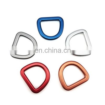 aluminium alloy D ring accept color custom light and durable hardware