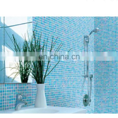 Fancy Blue swimming pool mosaic tiles Splash back 20*20