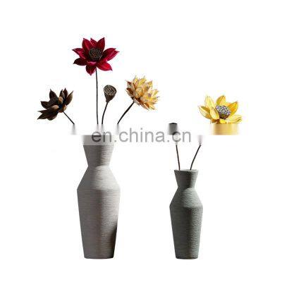 Scandinavian style minimalist decoration TV cabinet living room decoration creative ceramic vase