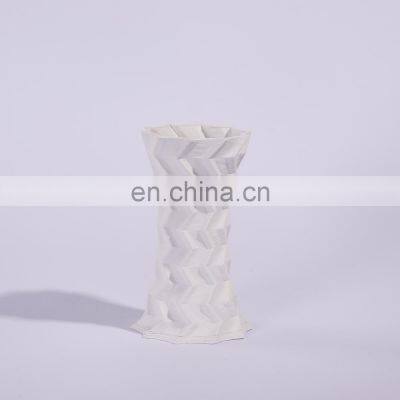 New Craft Post Modern Nordic 3D Home Print Vase Simple Decoration photo-3
