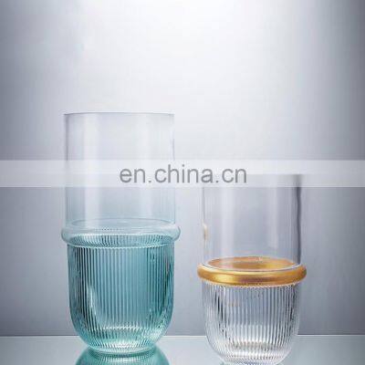 2021 New Arrival Luxury Cylinder Table Vase for Wedding Decoration