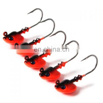 Company supply OEM Sinking fishing jig head hook