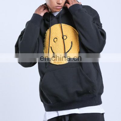 New Fashion Style custom embroidery logo sublimation 100% Cotton face pullover hoodie