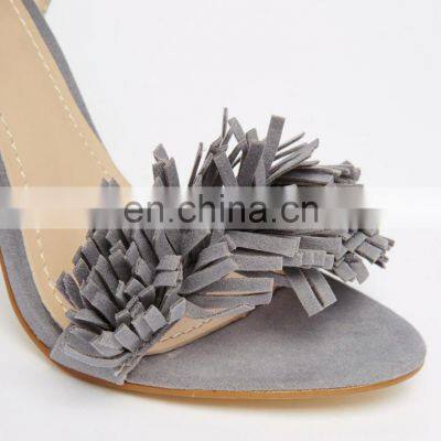Women High Fashion Design Ladies High Heels Ankle Strap Lace up Sandals Shoes photo-4