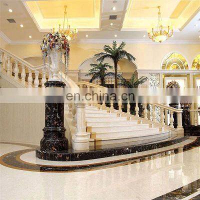 China Manufacturers Calaeatta Marble Stair Treads Stone Staircase photo-5