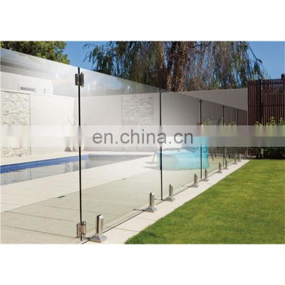 316L stainless steel modern pool fencing baluster fence design glass spigot railings