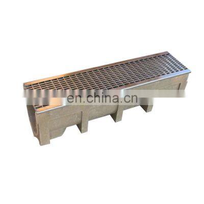 Resin Concrete U Shaped Drainage Ditch Liner for School photo-4