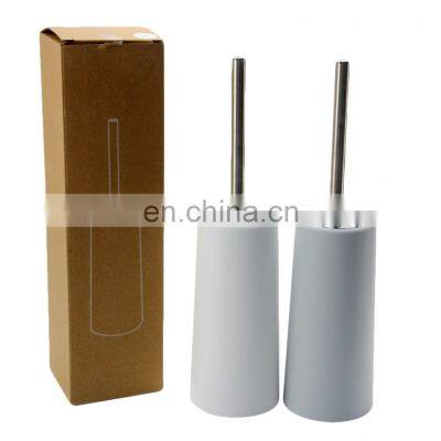 Long Handle Stainless Steel Bathroom Toilet Cleaning Brush With Holder