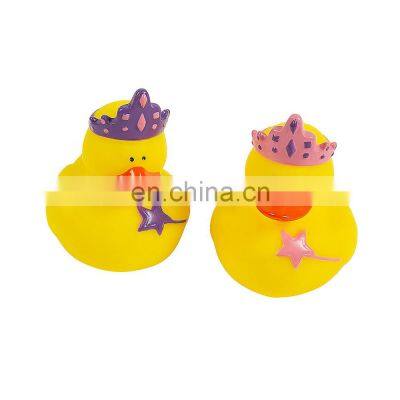 China wholesale Rubber Duck Floating Water Squeaky Shower Bath room fun Toys for Babies toddlers