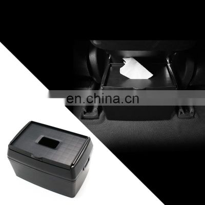 Hot Sale Car Interior Accessories Black Rear Row Storage Box For Tesla Model 3 2017-2021