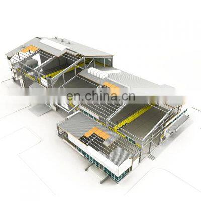 Industrial Building Project Light Weight h Beam Fabrication Prefab Light Steel Structure Workshop photo-4