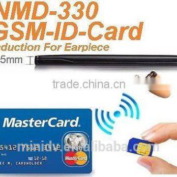 Micro covert gsm id card earpiece new Invsible Gsm credit card mini earphone 305