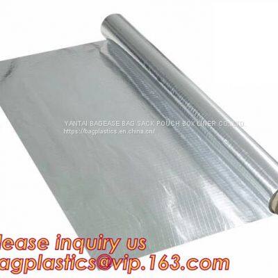 Foil Crim Kraft Insulation,Alu Foil FSK Insulation, FOIL Scrim Kraft Facing, Reflective Aluminium Foil Insulation,bonded photo-3