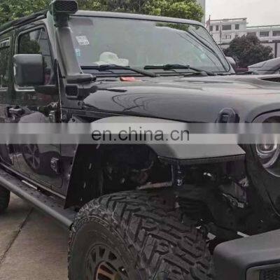 auto body systems car part 4x4 Offroad fender flare for Jeep Wrangler JL accessories fender with light