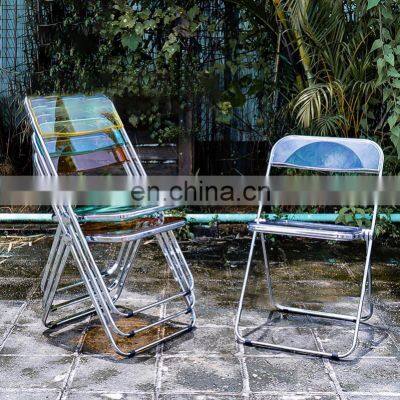 Cheap Price / Hotel Banquet Clear Crystal Arylic Party Plastic Chair Wedding