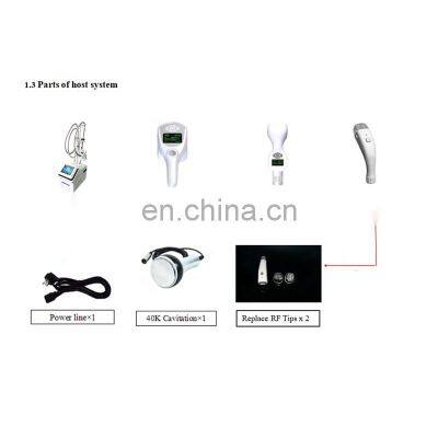 Portable V8 Vacuum Roller RF Body Slimming Machine 40K Cavitation Weight Loss Instrument Facial Wrinkle Lifting Beauty Device