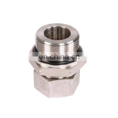 Straight Connector Stainless Steel Wholesale Steel Connector Straight Fitting OEM ODM