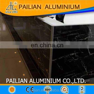 Aluminium Office Desk Edge 's Frame Aluminium Frame for Furniture Aluminium Extrushion Profiles for Corner Frame photo-2